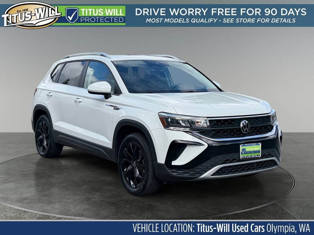 Used 2023 Volkswagen Taos SE w/ Panoramic Sunroof Package AWD/4WD image 1