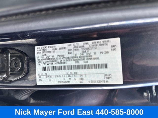 Used 2022 Ford F150 Limited image 15