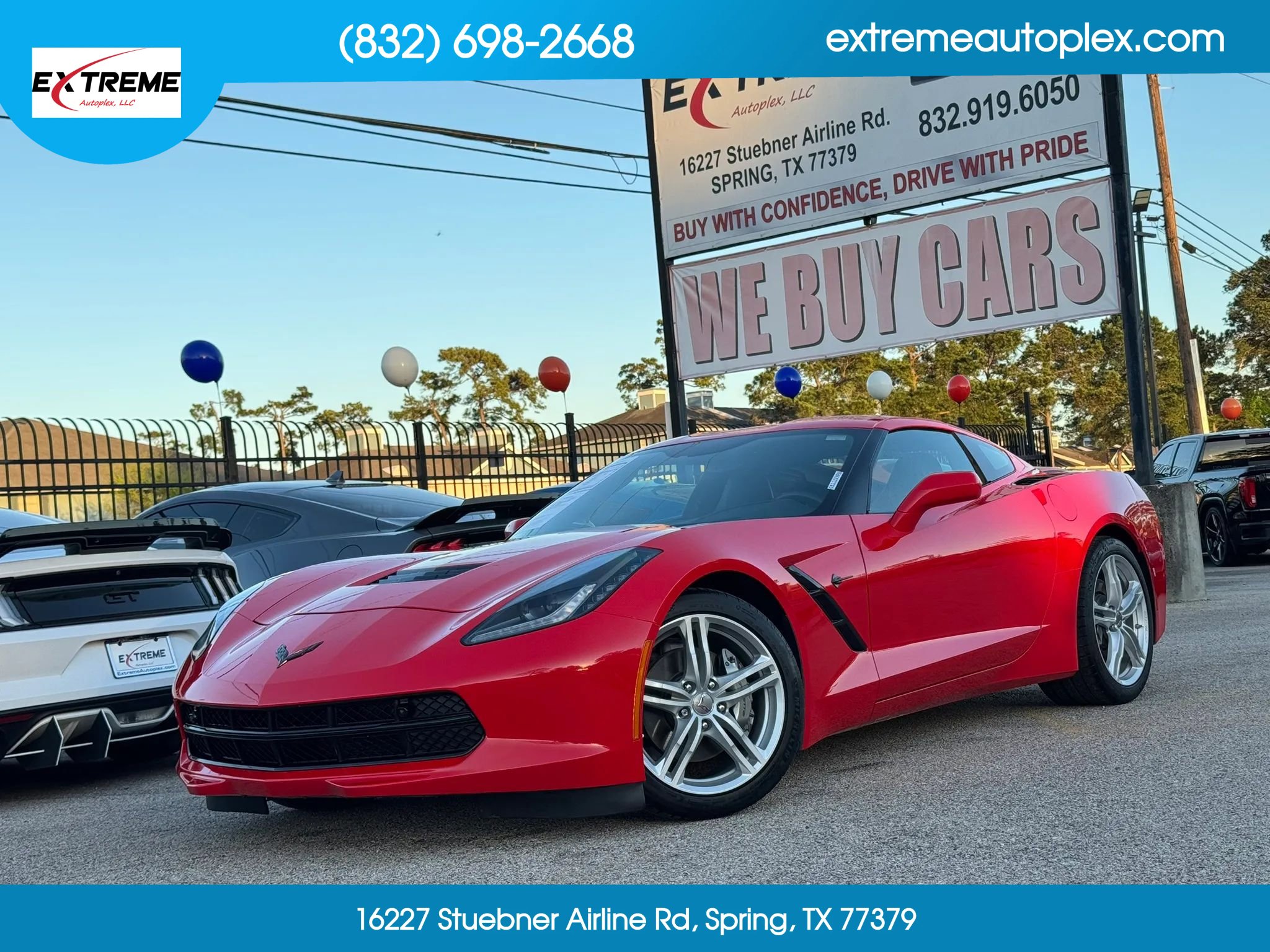 Used 2016 Chevrolet Corvette Stingray Coupe w/ 2LT Preferred Equipment Group RWD image 1