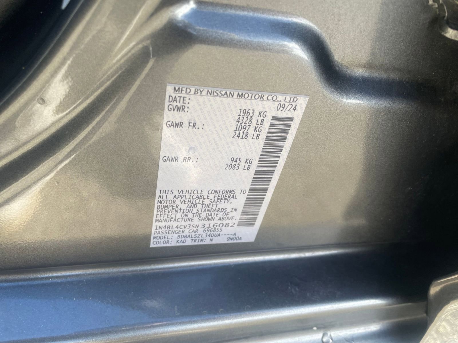 Used 2025 Nissan Altima 2.5 SR image 29