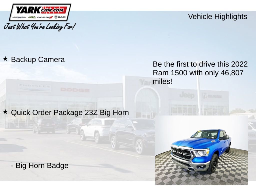 Certified 2022 RAM 1500 Big Horn AWD/4WD image 13