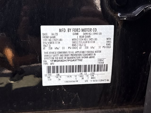 Used 2023 Ford Explorer XLT w/ Equipment Group 202A AWD/4WD image 23