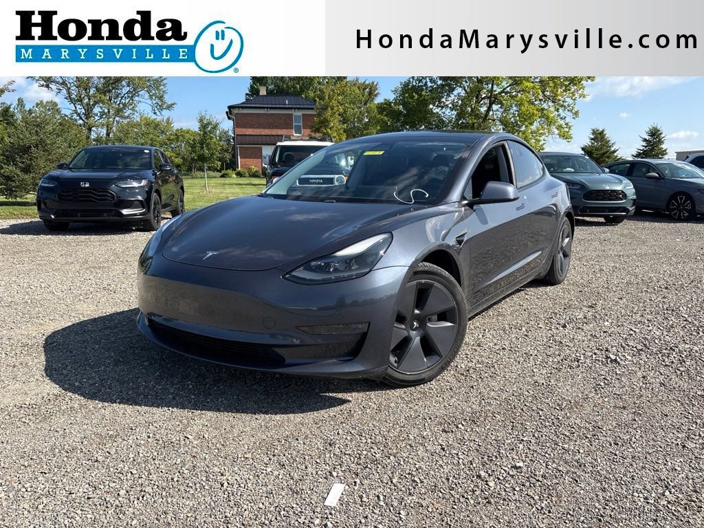 Used 2021 Tesla Model 3 Long Range AWD/4WD image 1