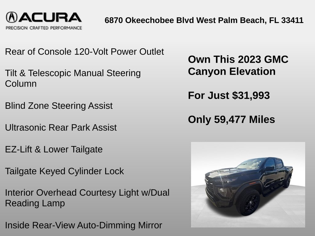 Used 2023 GMC Canyon Elevation w/ Convenience Package AWD/4WD image 30