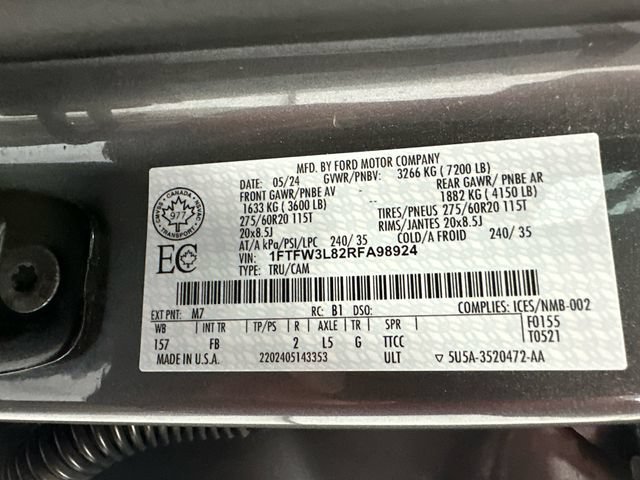 Used 2024 Ford F150 XLT w/ Equipment Group 302A MID AWD/4WD image 37