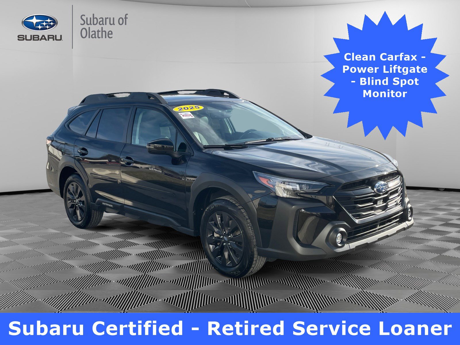 Certified 2025 Subaru Outback Onyx Edition XT