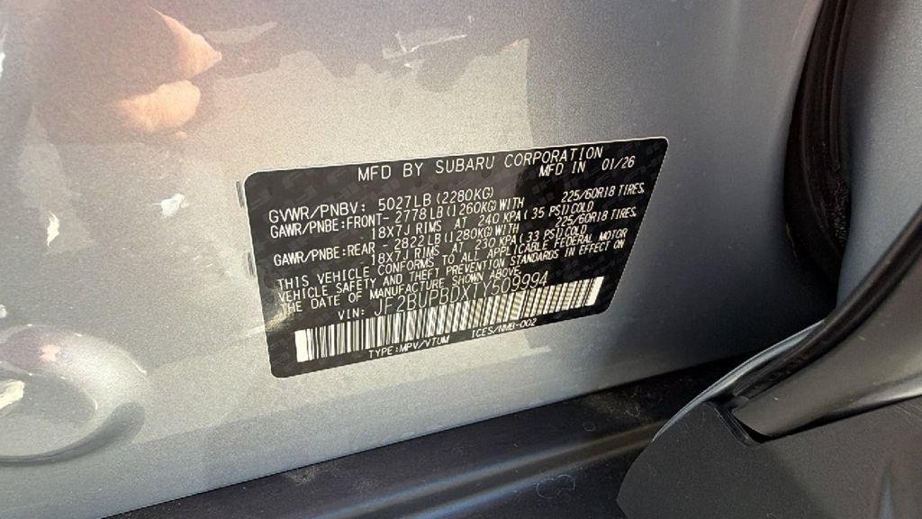 New 2026 Subaru Outback Premium AWD/4WD image 57