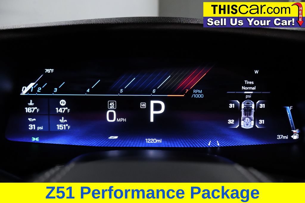 Used 2026 Chevrolet Corvette Stingray Preferred Cpe w/ Z51 Performance Package RWD image 19
