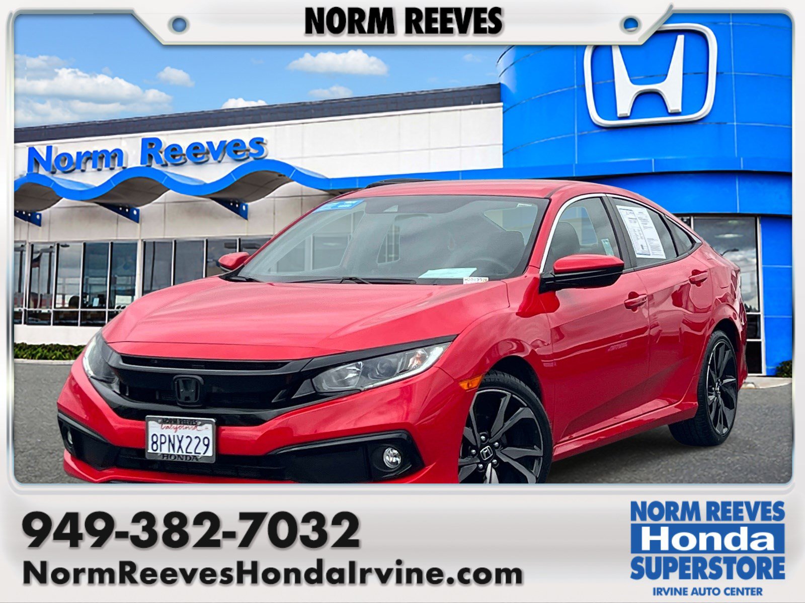 Certified 2020 Honda Civic Sport
