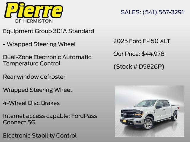 Certified 2025 Ford F150 XLT w/ Equipment Group 301A Standard image 13