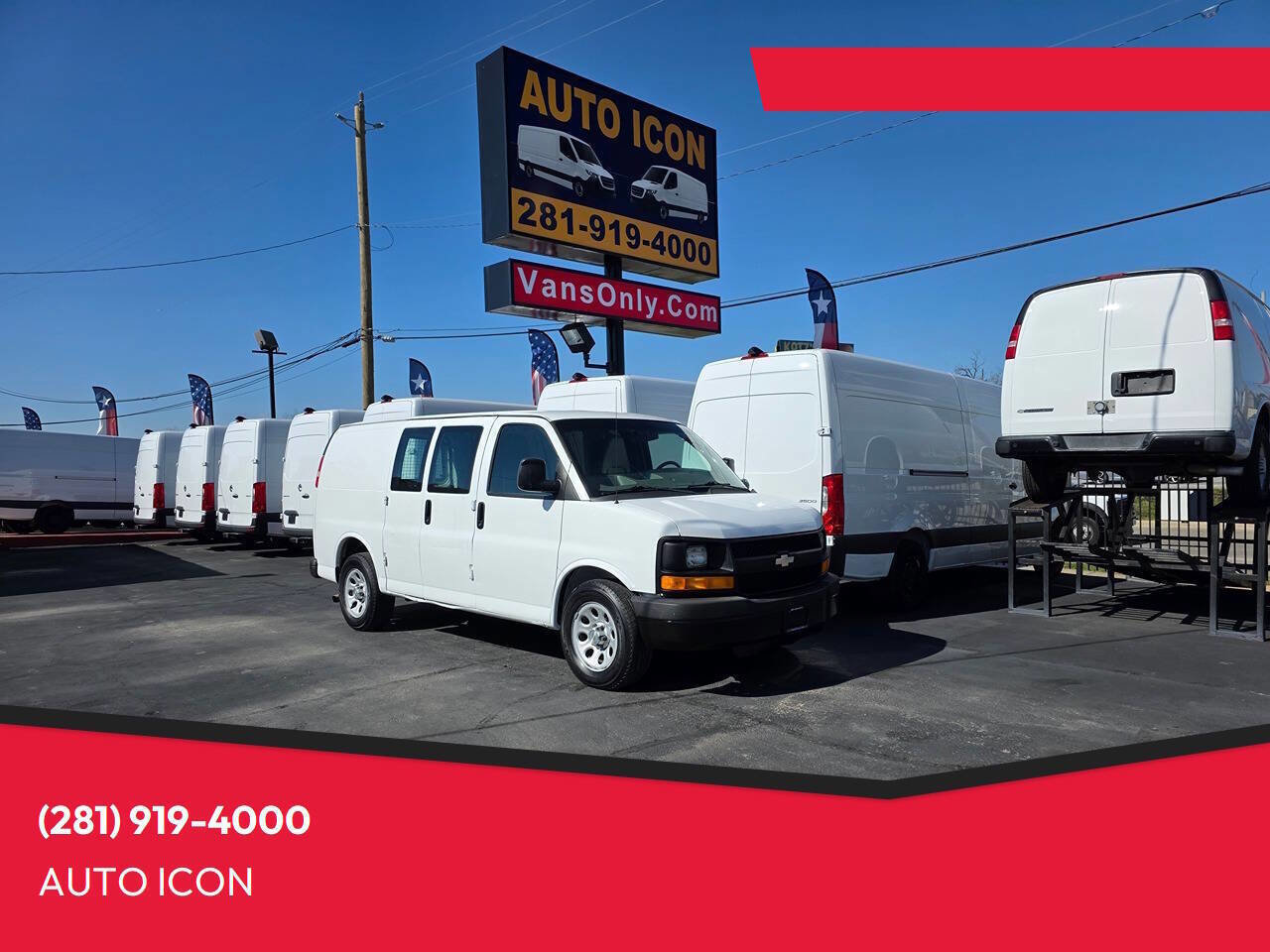 Used 2013 Chevrolet Express 1500 1500 3dr Cargo Van