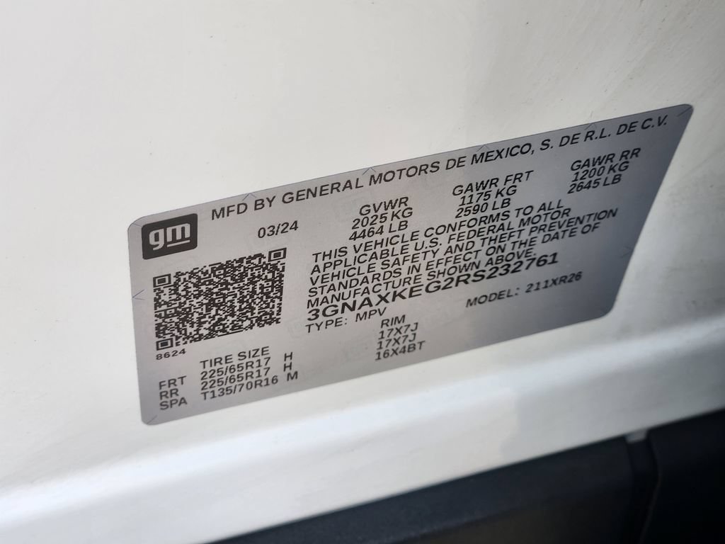 Used 2024 Chevrolet Equinox LT FWD image 37