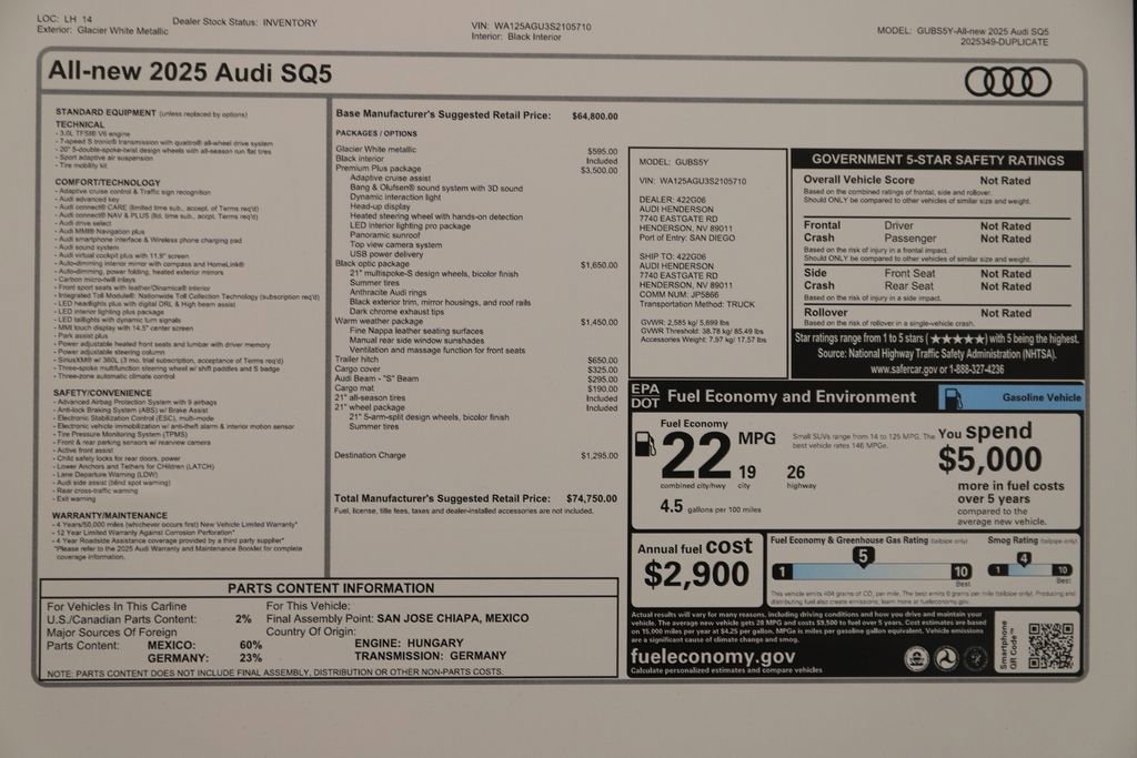 New 2025 Audi SQ5 Premium Plus image 31