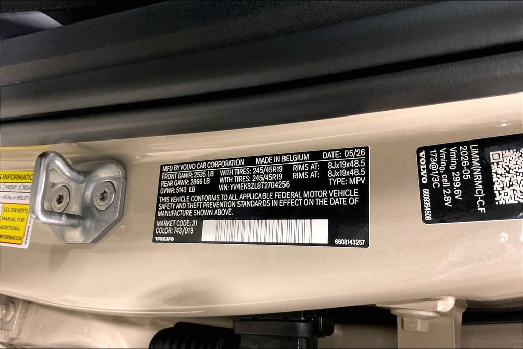 New 2026 Volvo EX30 Ultra w/ Protection Package Premier AWD/4WD image 9