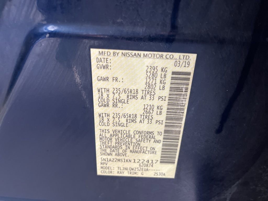 Used 2019 Nissan Murano SV image 79