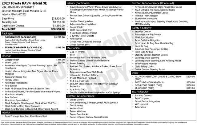 Used 2023 Toyota RAV4 SE w/ Convenience Package image 3