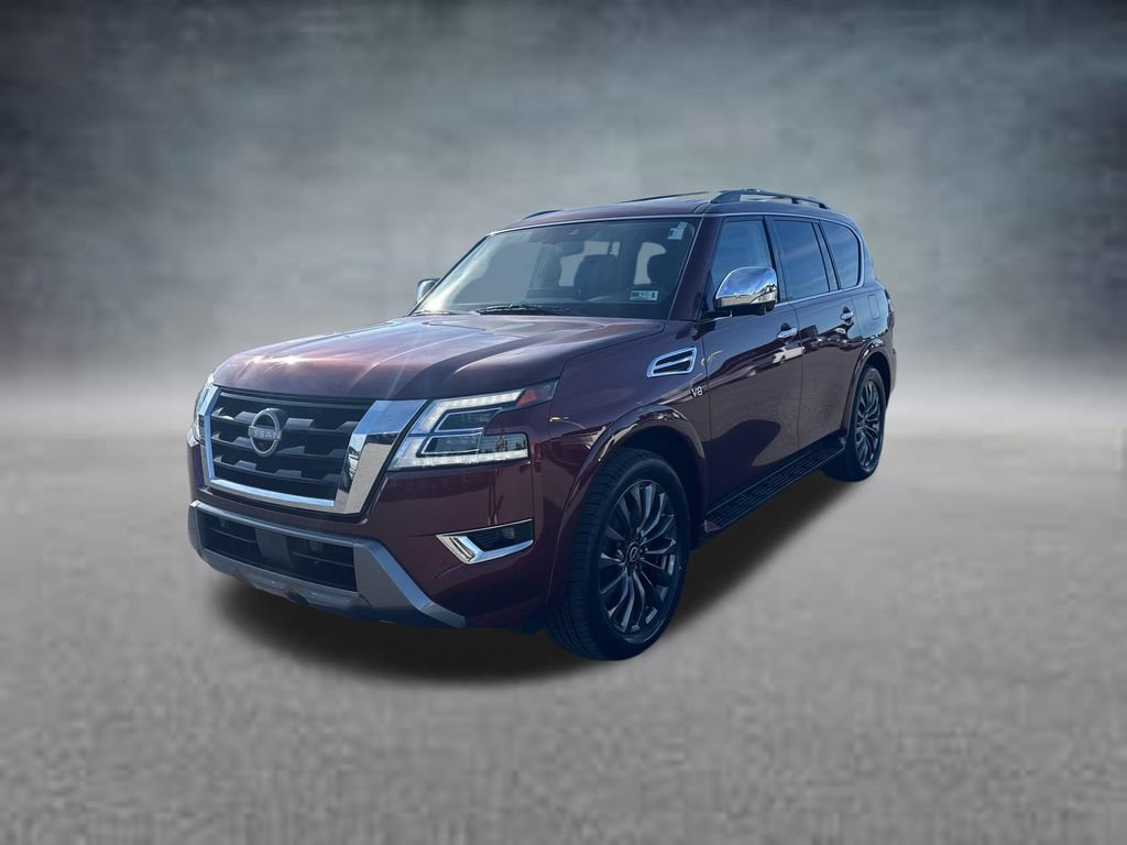 Used 2022 Nissan Armada Platinum w/ Captain's Chairs Package AWD/4WD image 2