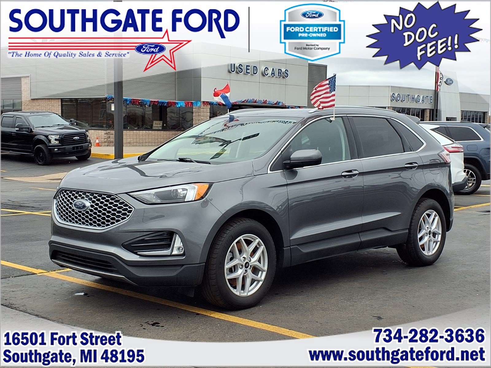 Certified 2024 Ford Edge SEL w/ Convenience Package AWD/4WD image 1