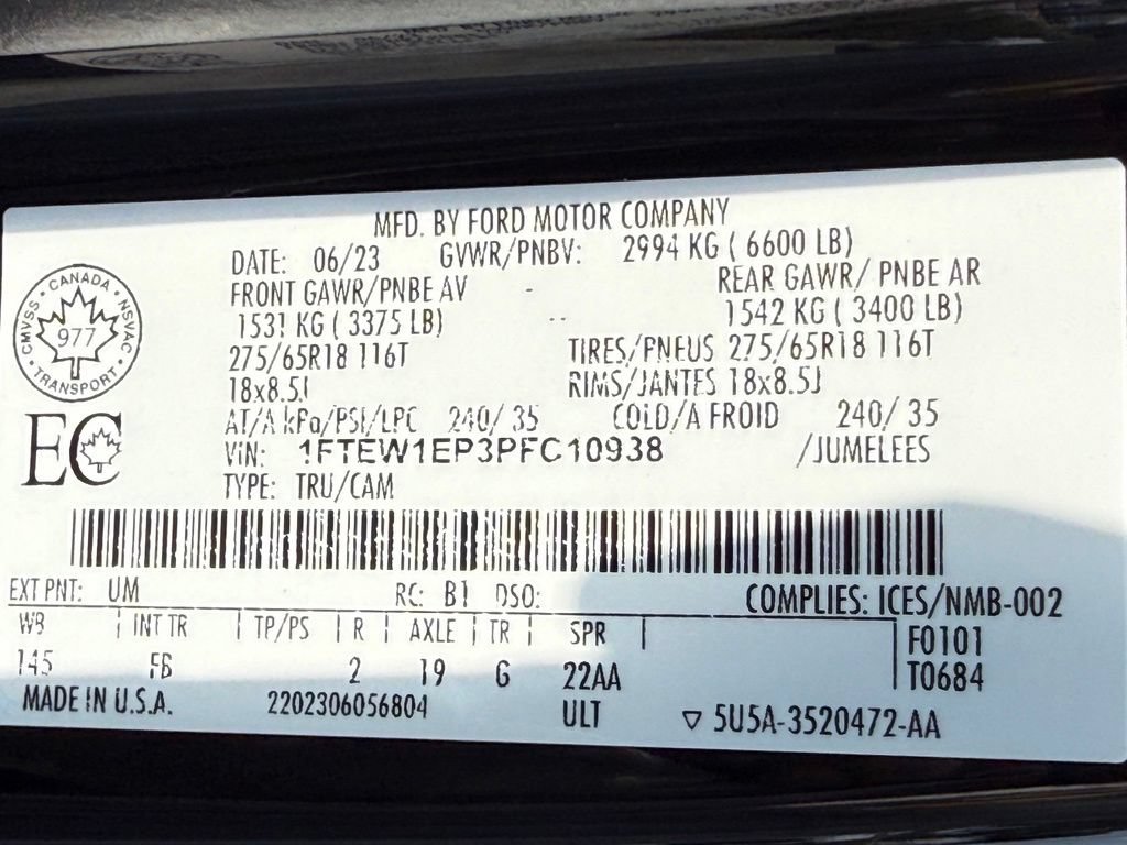 Used 2023 Ford F150 XLT w/ Equipment Group 301A Mid AWD/4WD image 45