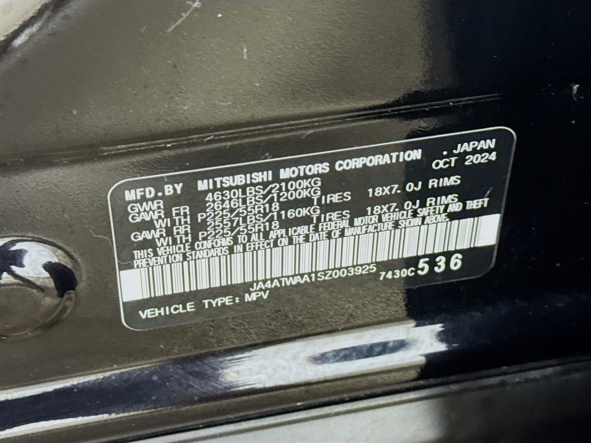 Used 2025 Mitsubishi Eclipse Cross SE AWD/4WD image 30