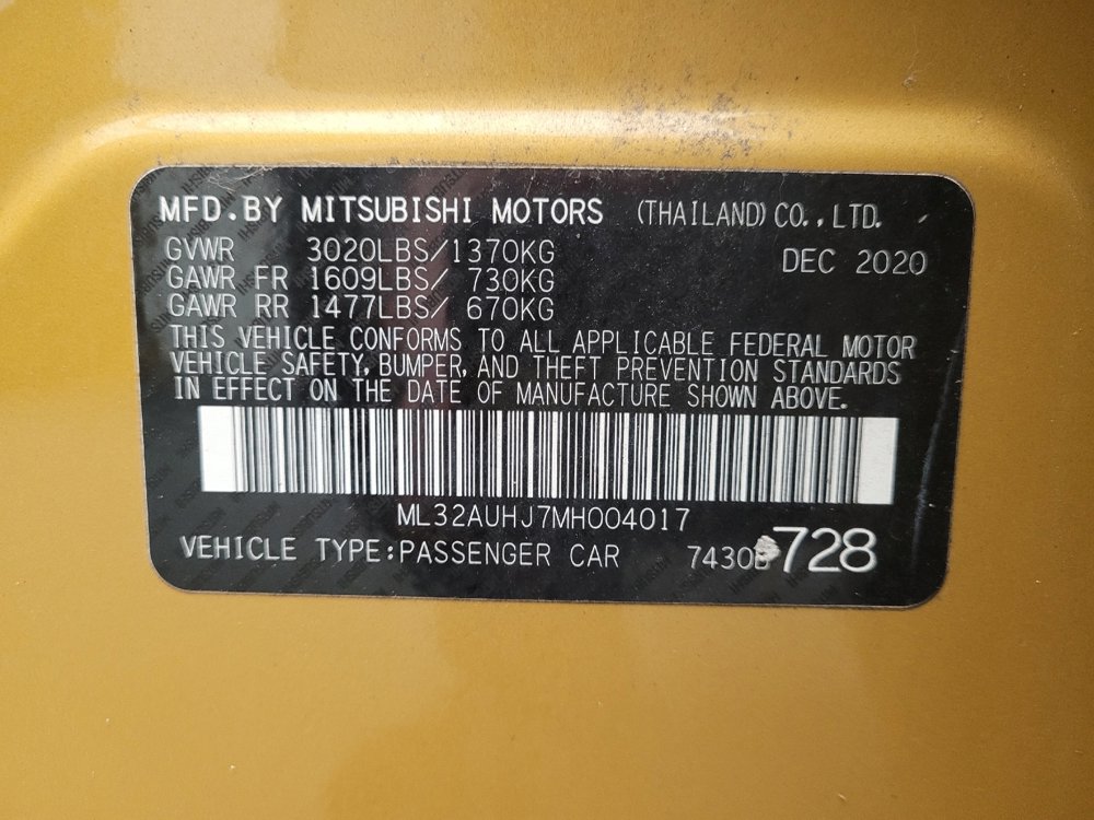 Used 2021 Mitsubishi Mirage image 33