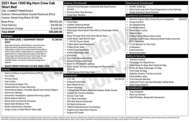 Used 2021 RAM 1500 Big Horn image 7