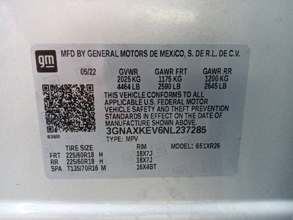 Used 2022 Chevrolet Equinox LT FWD image 35