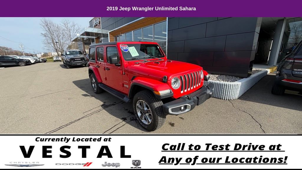 Used 2019 Jeep Wrangler Unlimited Sahara w/ Dual Top Group image 2