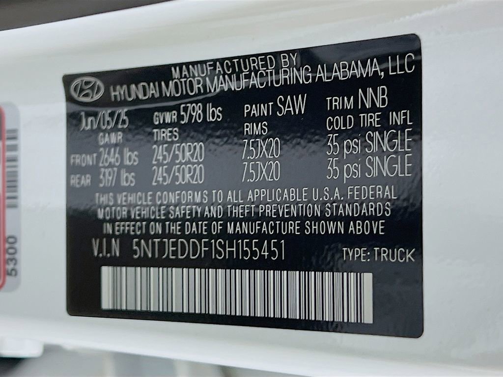 New 2025 Hyundai Santa Cruz Limited image 27