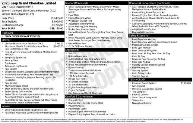 Used 2023 Jeep Grand Cherokee Limited image 42