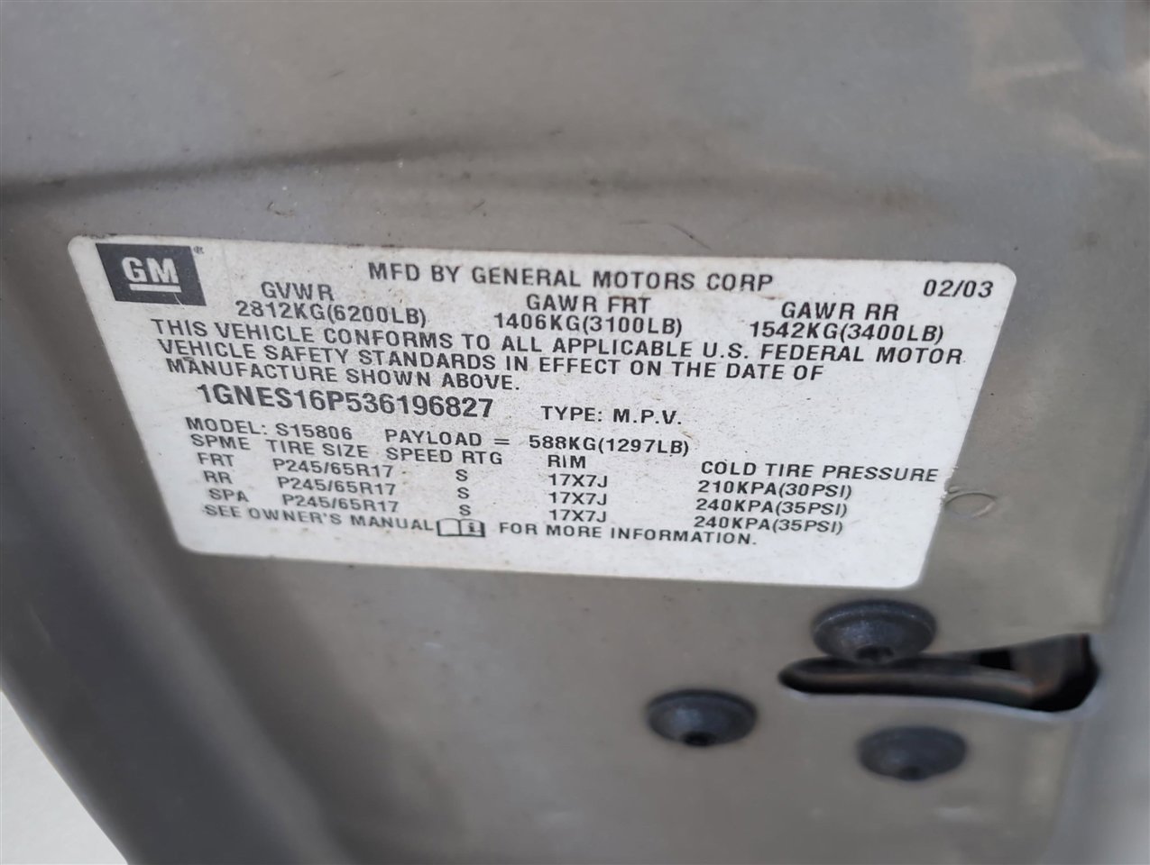 Used 2003 Chevrolet TrailBlazer EXT LS 2WD image 23