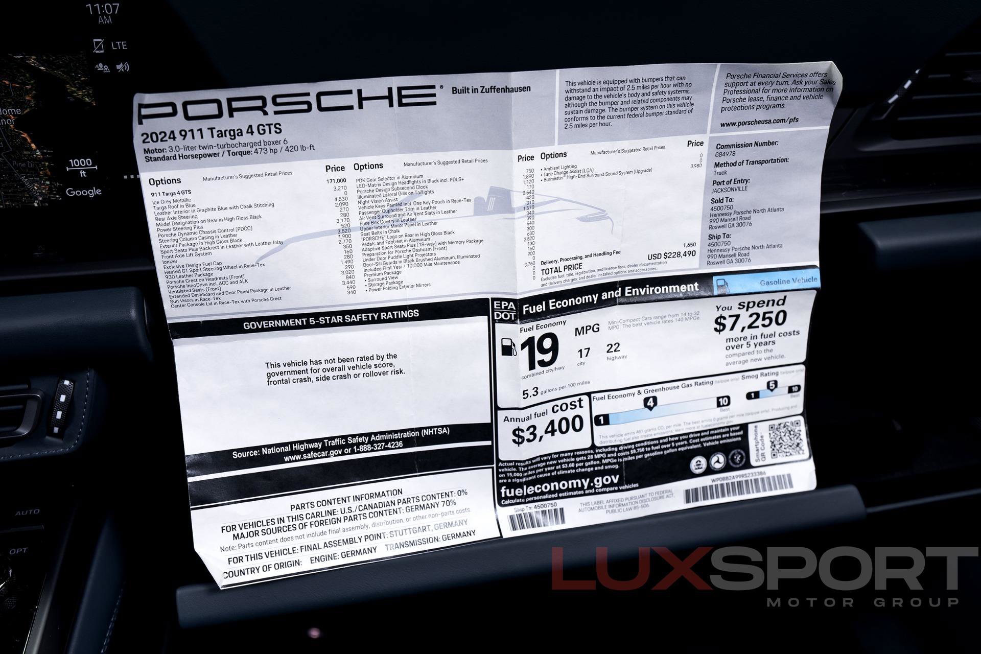 Used 2024 Porsche 911 Targa 4 GTS image 69