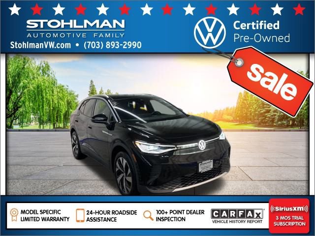 Certified 2021 Volkswagen ID.4 Pro S w/ Gradient Package