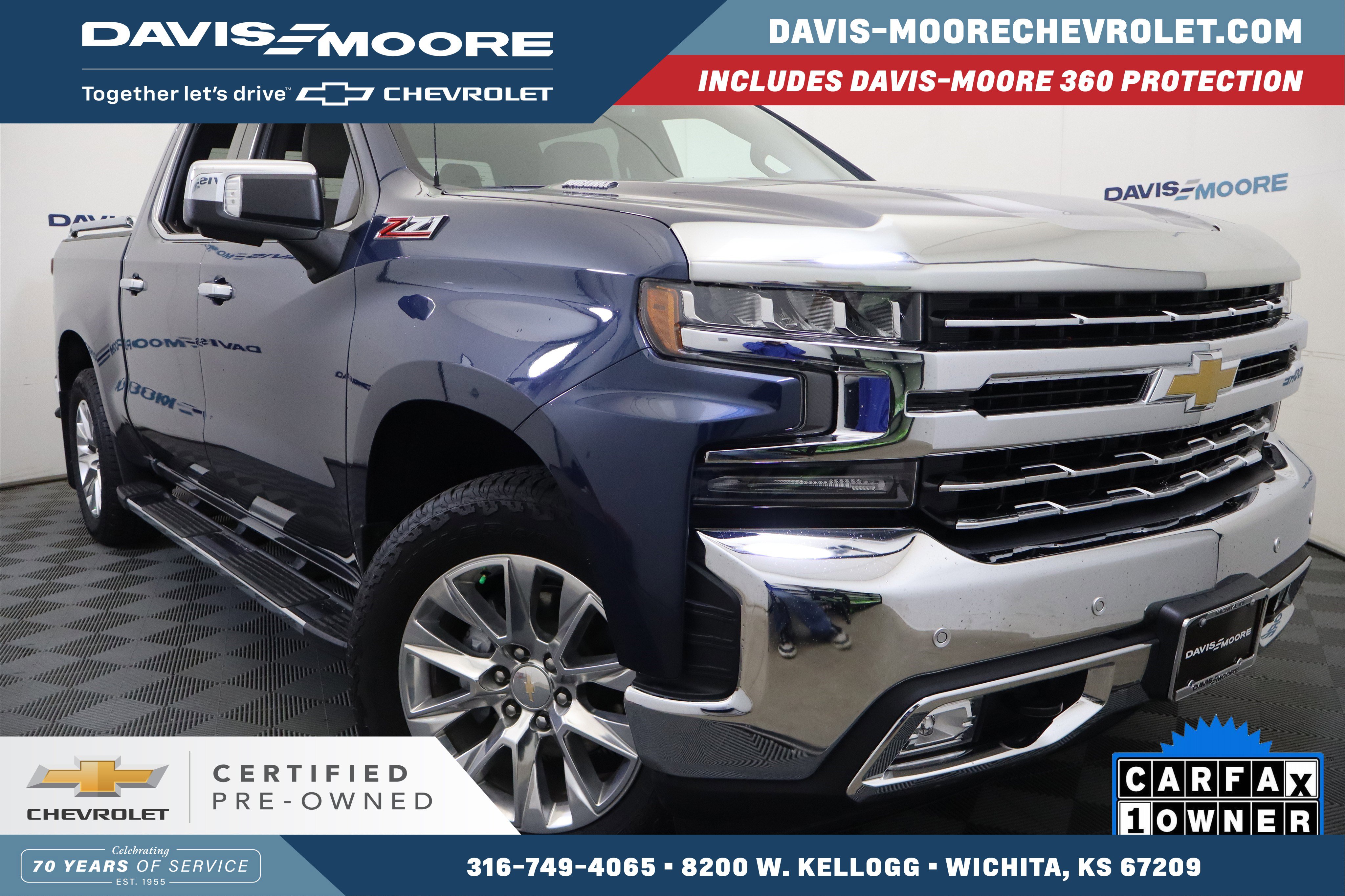 Certified 2021 Chevrolet Silverado 1500 LTZ