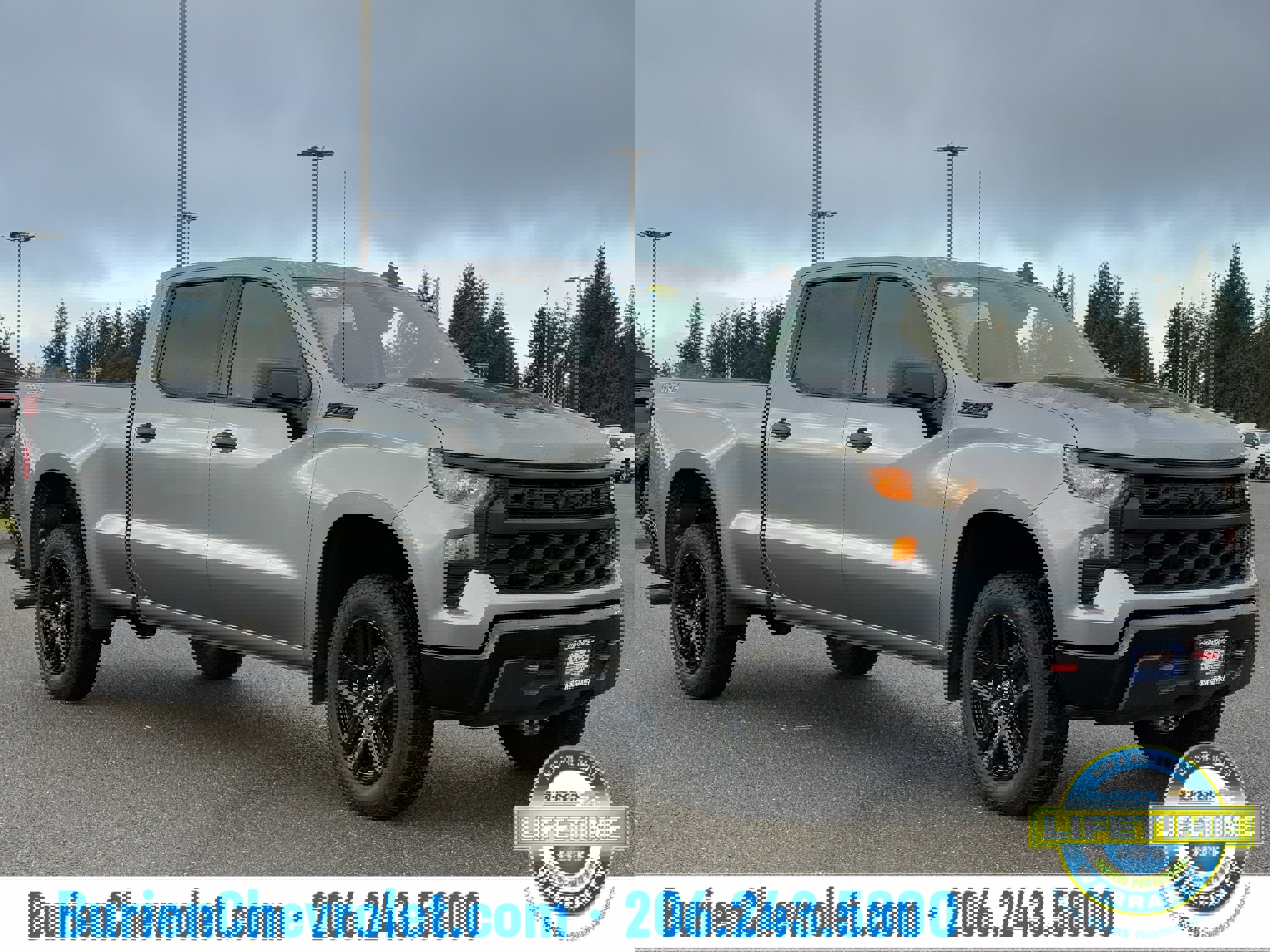 Used 2023 Chevrolet Silverado 1500 Custom Trail Boss w/ LPO, Dark Essentials Package image 7