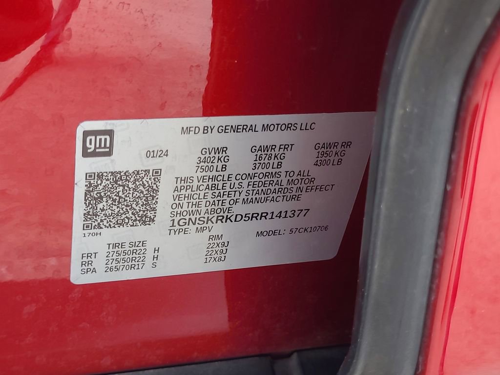 Used 2024 Chevrolet Tahoe RST w/ Luxury Package AWD/4WD image 35