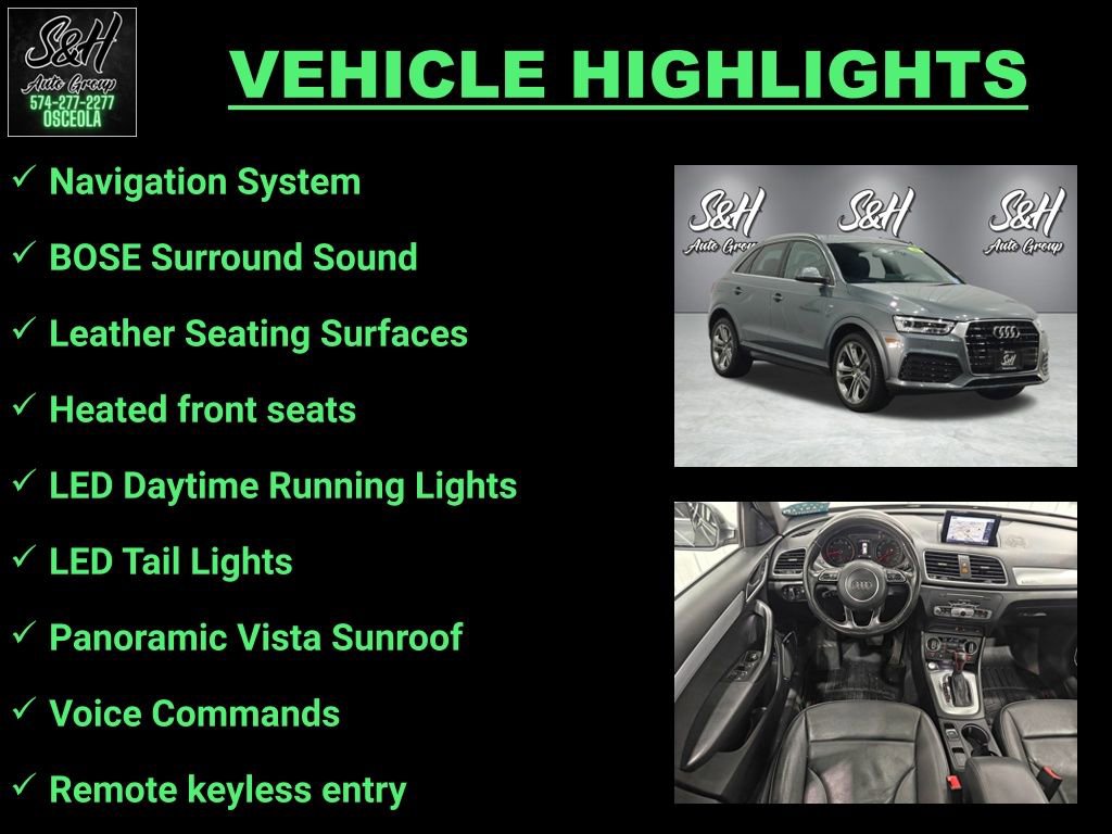 Used 2016 Audi Q3 2.0T Prestige w/ Prestige Package image 3