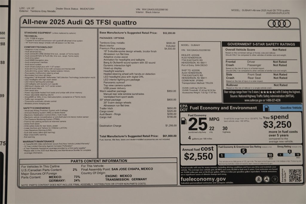 New 2025 Audi Q5 Premium Plus image 31