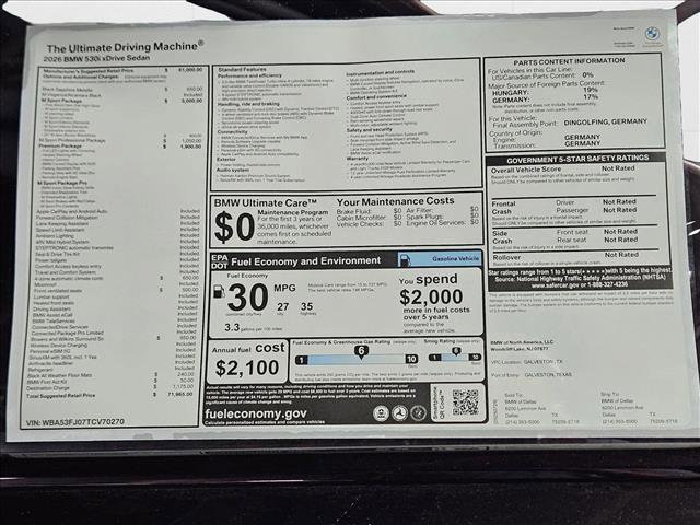 Used 2026 BMW 530i xDrive w/ M Sport Package image 17