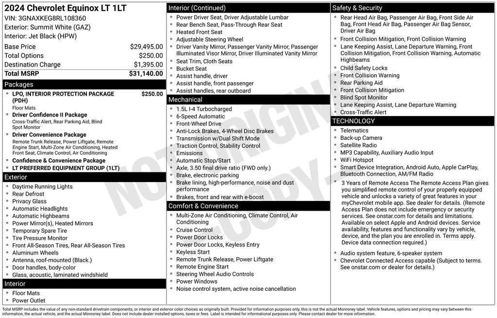 Used 2024 Chevrolet Equinox LT FWD image 3