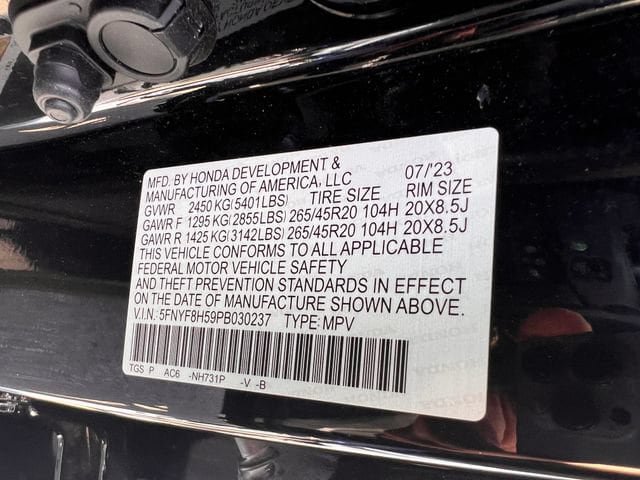 Used 2023 Honda Passport EX-L image 38