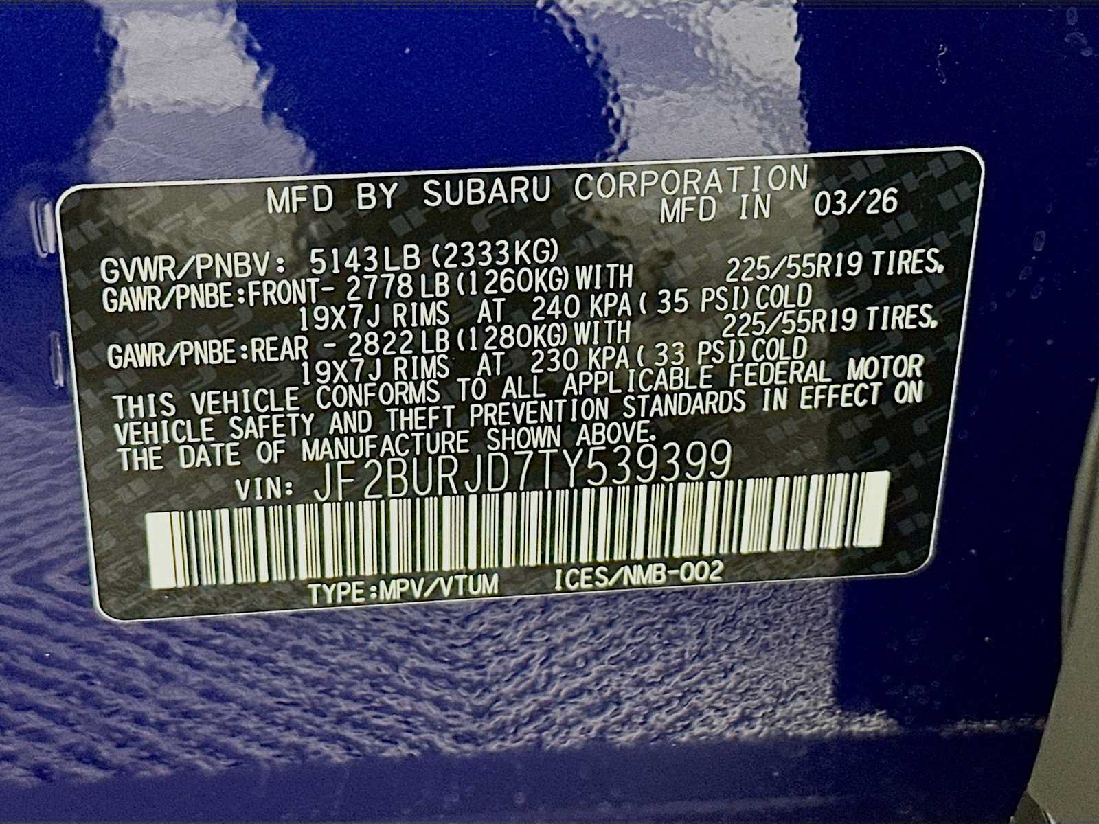 New 2026 Subaru Outback Touring XT AWD/4WD image 31
