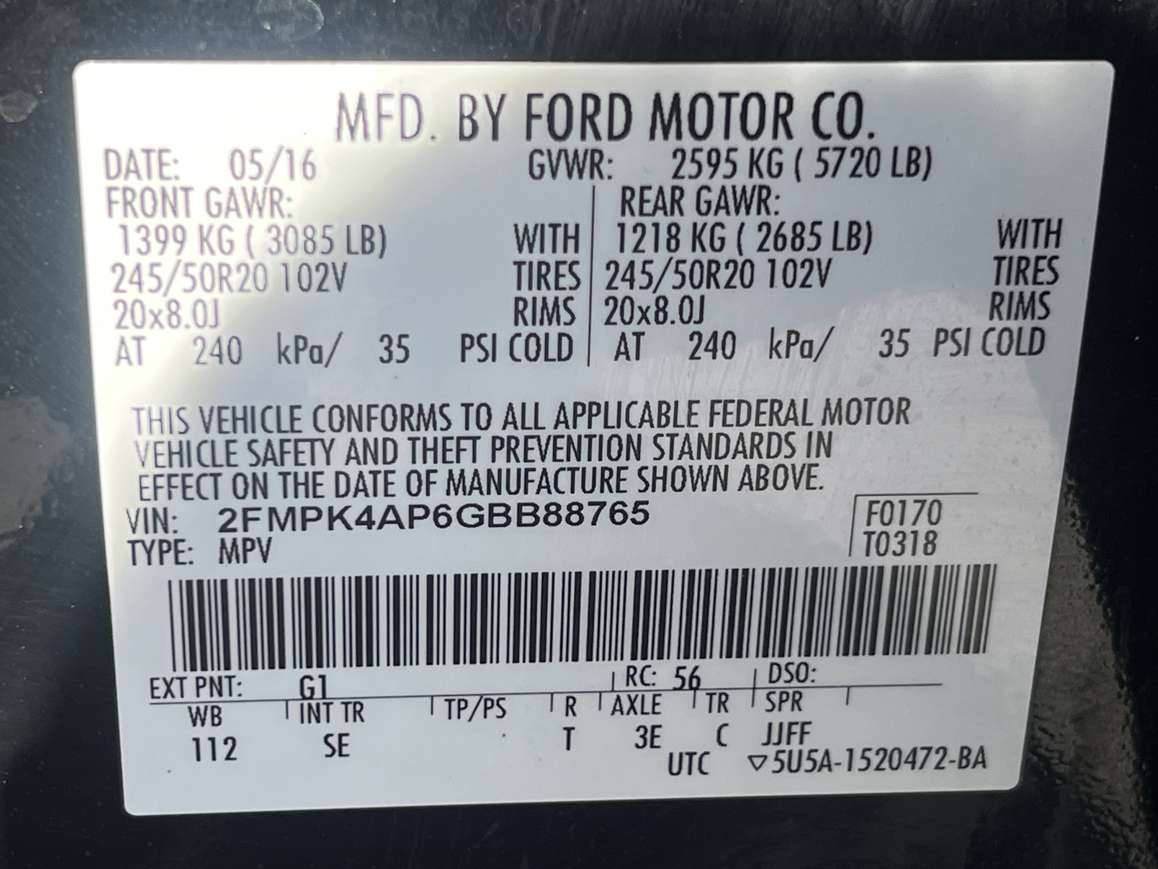 Used 2016 Ford Edge Sport w/ Cold Weather Package AWD/4WD image 30