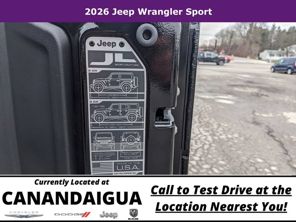 New 2026 Jeep Wrangler Unlimited Sport AWD/4WD image 30