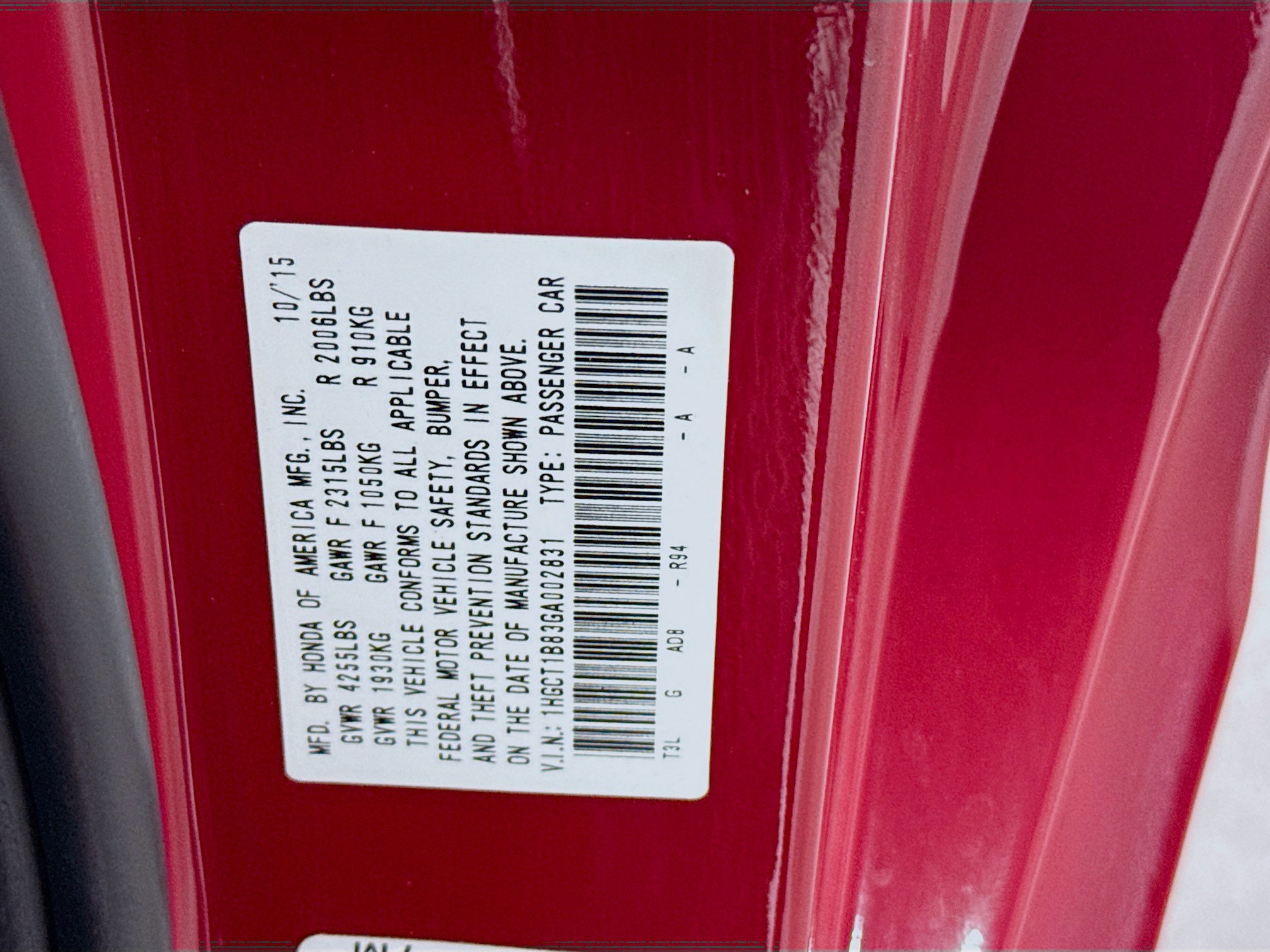 Used 2016 Honda Accord EX-L image 29