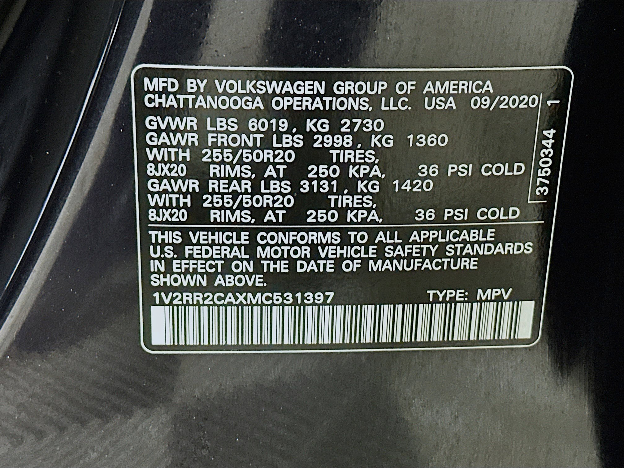 Used 2021 Volkswagen Atlas SE w/ Panoramic Sunroof Package image 32