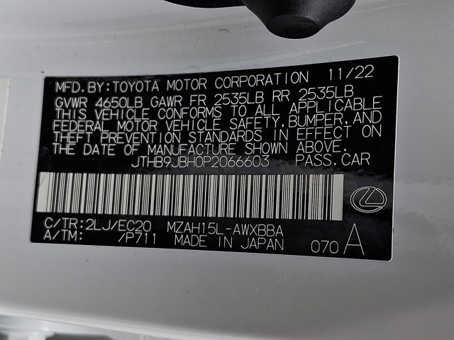 Used 2023 Lexus UX 250h F Sport w/ Accessory Package (Z1) AWD/4WD image 27
