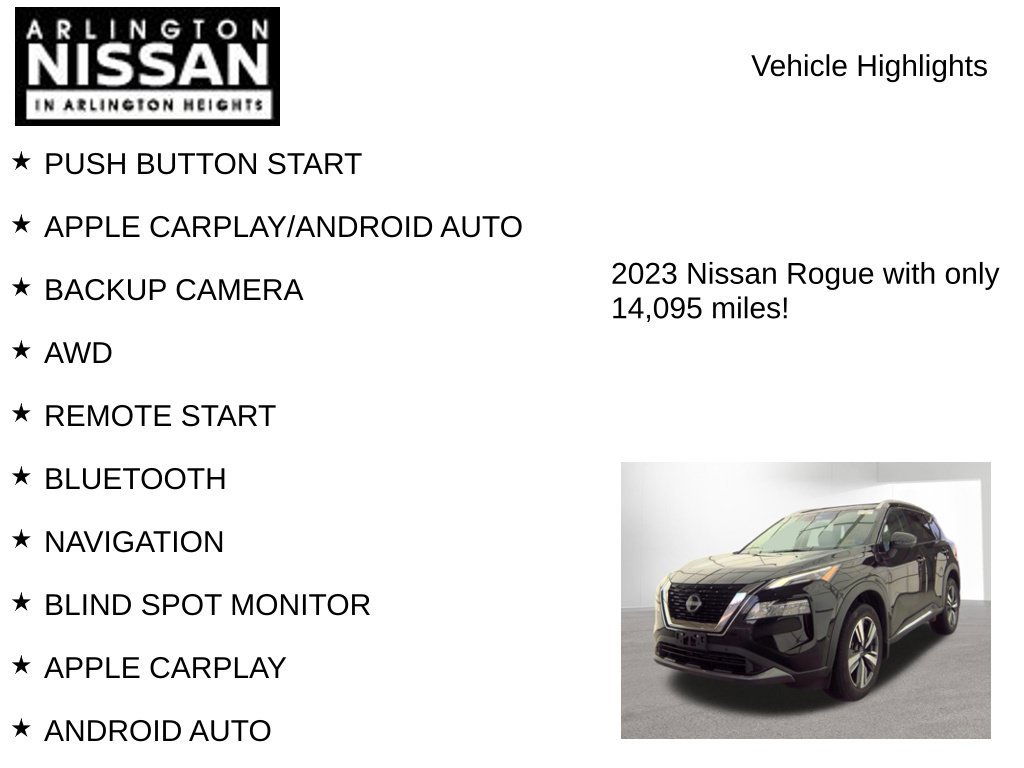 Certified 2023 Nissan Rogue SL w/ SL Premium Package AWD/4WD image 8
