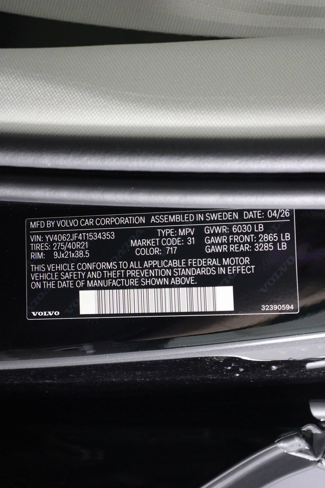 New 2026 Volvo XC90 B6 Ultra AWD/4WD image 17