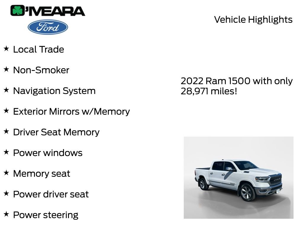 Used 2022 RAM 1500 Limited AWD/4WD image 7